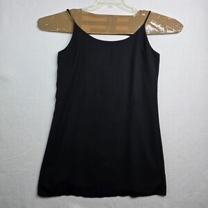 Decree Black Slip Dress Mini Spaghetti Strap V Neck Polyester L short party sexy